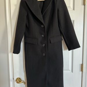 Ladies Black Fitted Coat